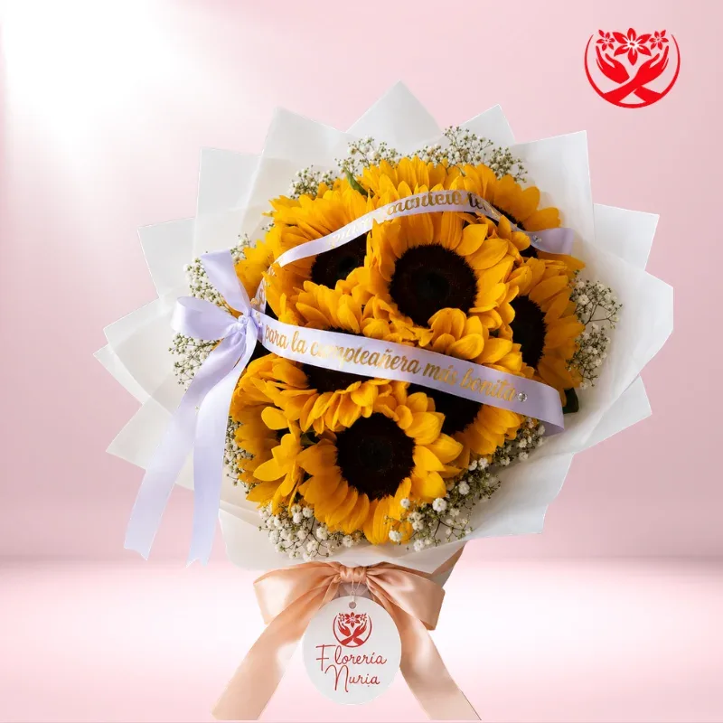 Ramo Romance Dorado