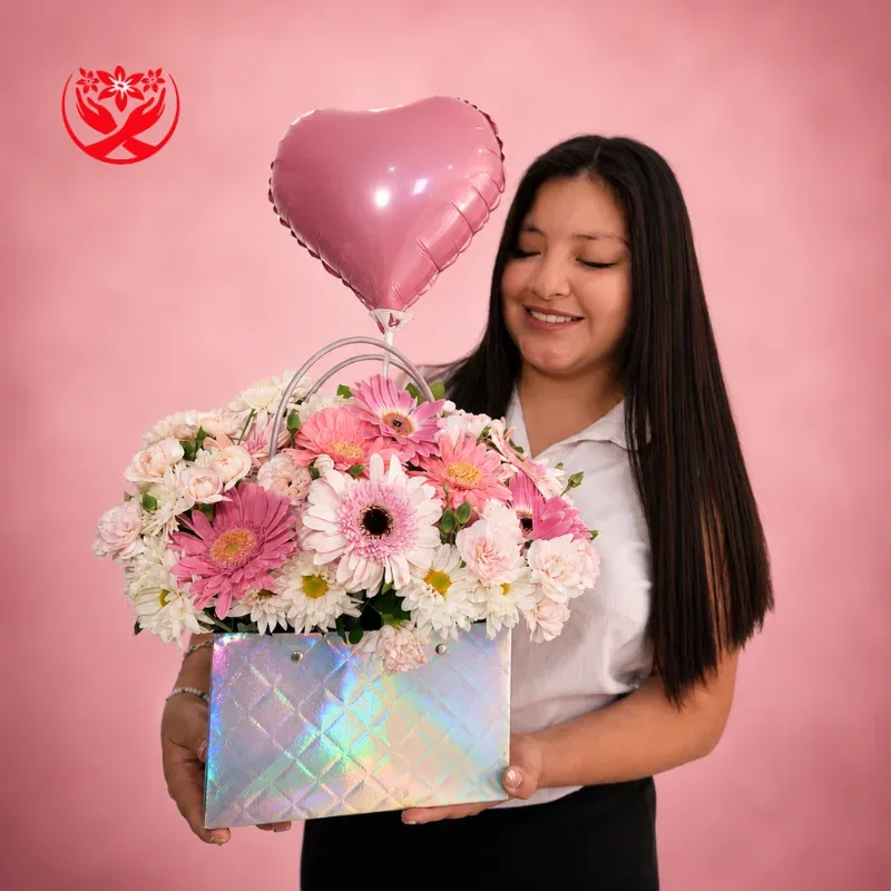 Arreglo Cumpleaños Rosa