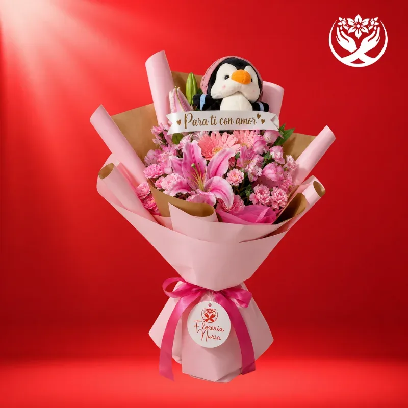 Ramo Pingüino de Amor